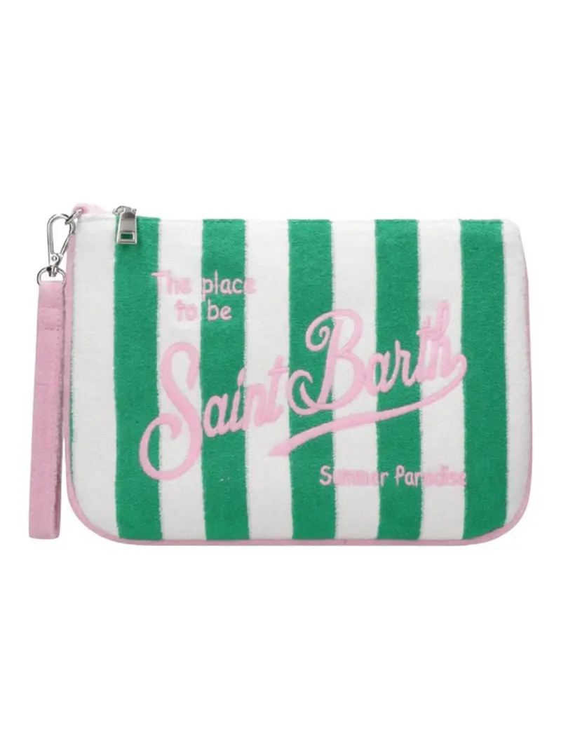 MC2 SAINT BARTH Pochette Donna PARISIENNE SPONGE N 00177F Verde