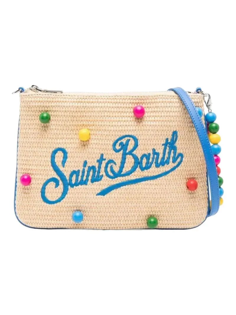 MC2 SAINT BARTH Pochette Donna PARISIENNE STRAW 00386F Beige