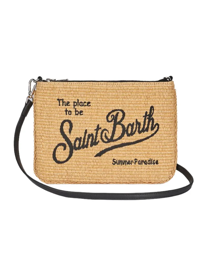 MC2 SAINT BARTH Pochette Donna PARISIENNE STRAW 00792F Beige