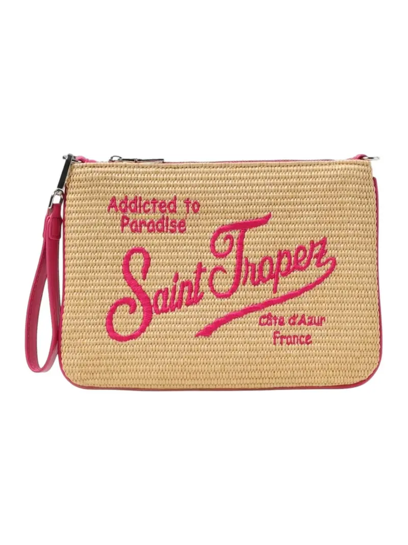 MC2 SAINT BARTH Pochette Donna PARISIENNE STRAW 00793F Beige