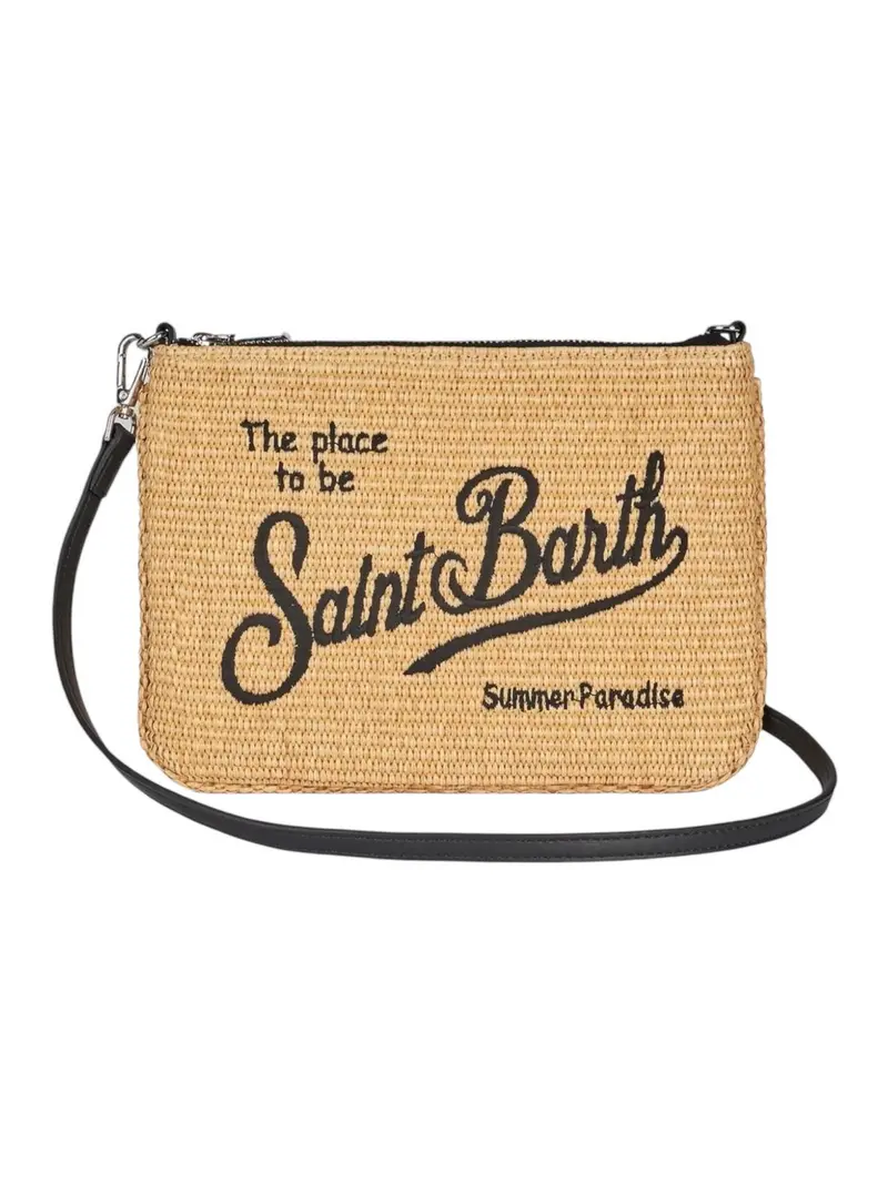 MC2 SAINT BARTH Pochette Donna PARISIENNE STRAW 03251H Beige