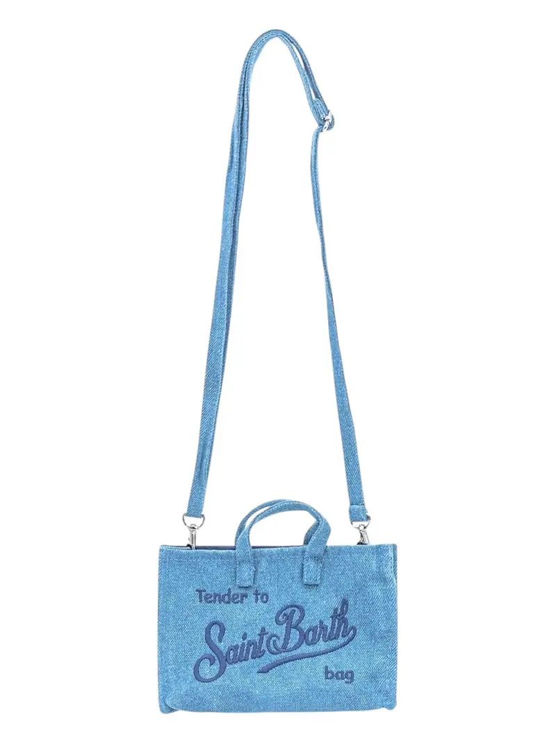 MC2 SAINT BARTH Pochette Donna PHONE BAG DENIM 01350I DENIM EMB