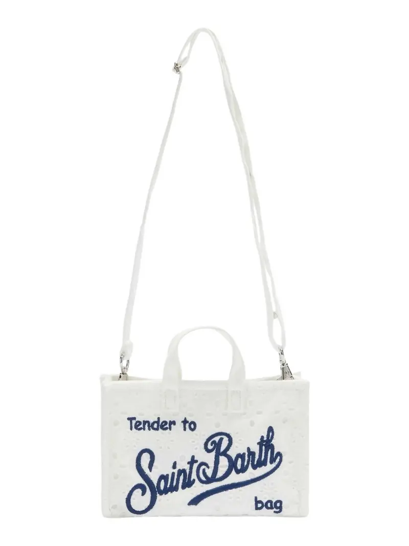 MC2 SAINT BARTH Pochette Donna PHONE BAG SANGALLO 00238L COTTON MINI FLOWERS EMBRY 01 EMB