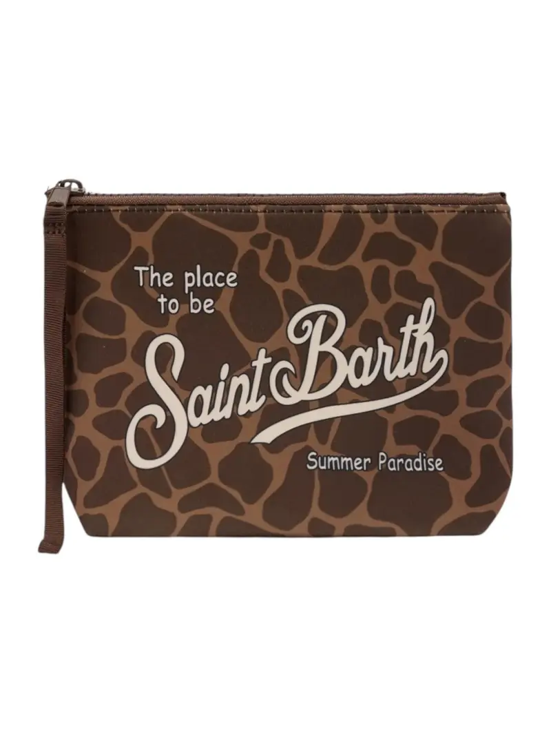 MC2 SAINT BARTH Pochette Unisex adulto ALINE 00900L GIRAFFE SKIN 18