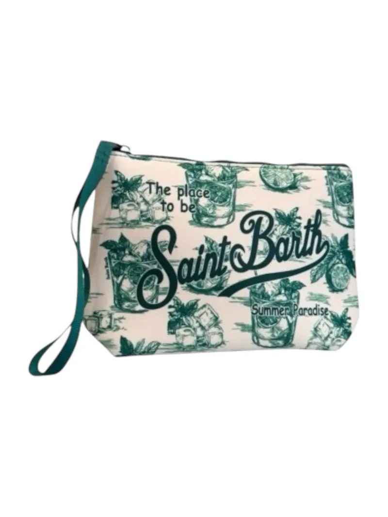 MC2 SAINT BARTH Pochette Unisex adulto ALINE 07864L MOJITO TOILE 1057