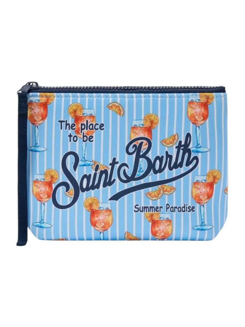 MC2 SAINT BARTH Pochette Unisex adulto ALINE 08199L HAPPY COCKTAIL DOUBLE STRIPES 31