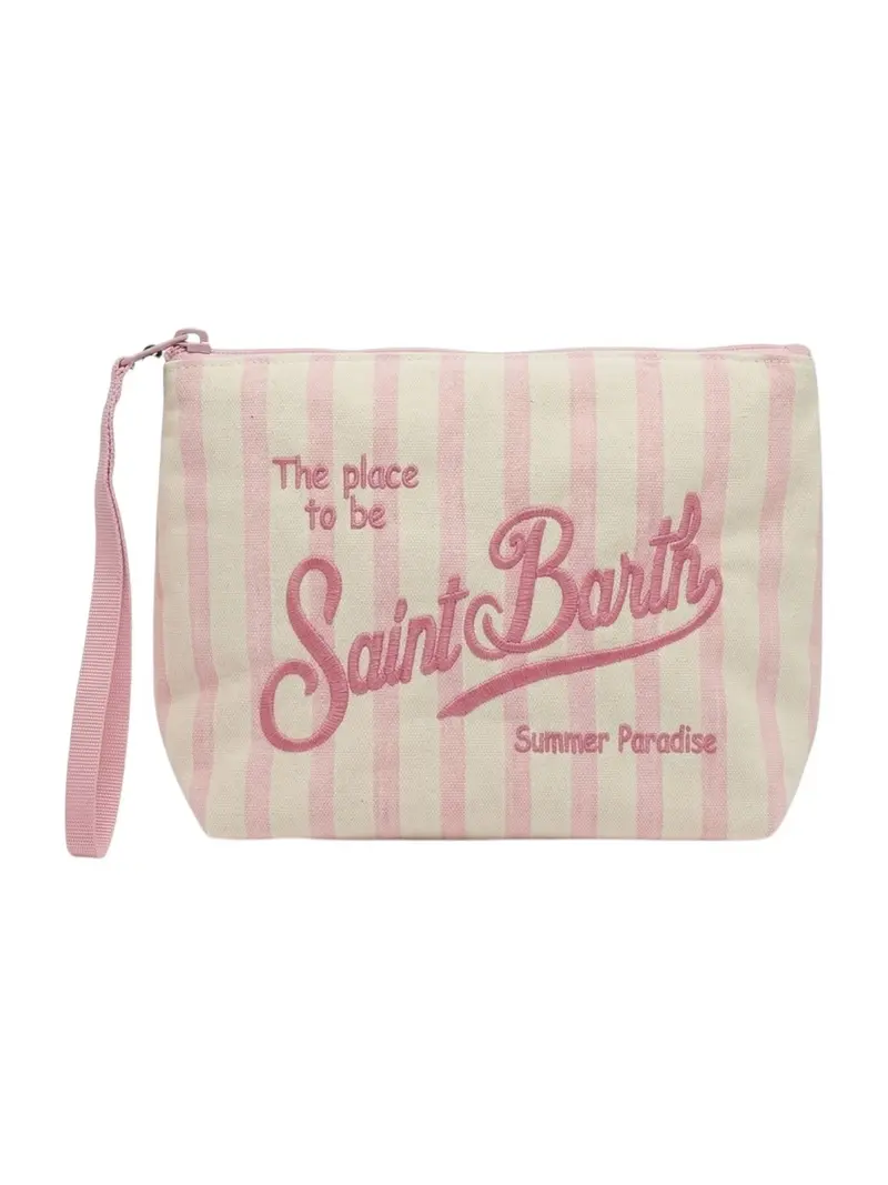 MC2 SAINT BARTH Pochette Unisex adulto ALINE COTTON 00239L TINY V STRIPES 2111 EMB