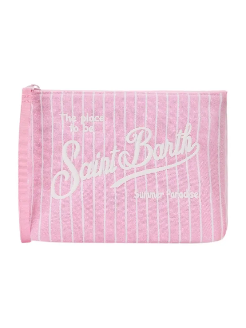 MC2 SAINT BARTH Pochette Unisex adulto ALINE COTTON 00562L BIG STRIPES 21 EMB