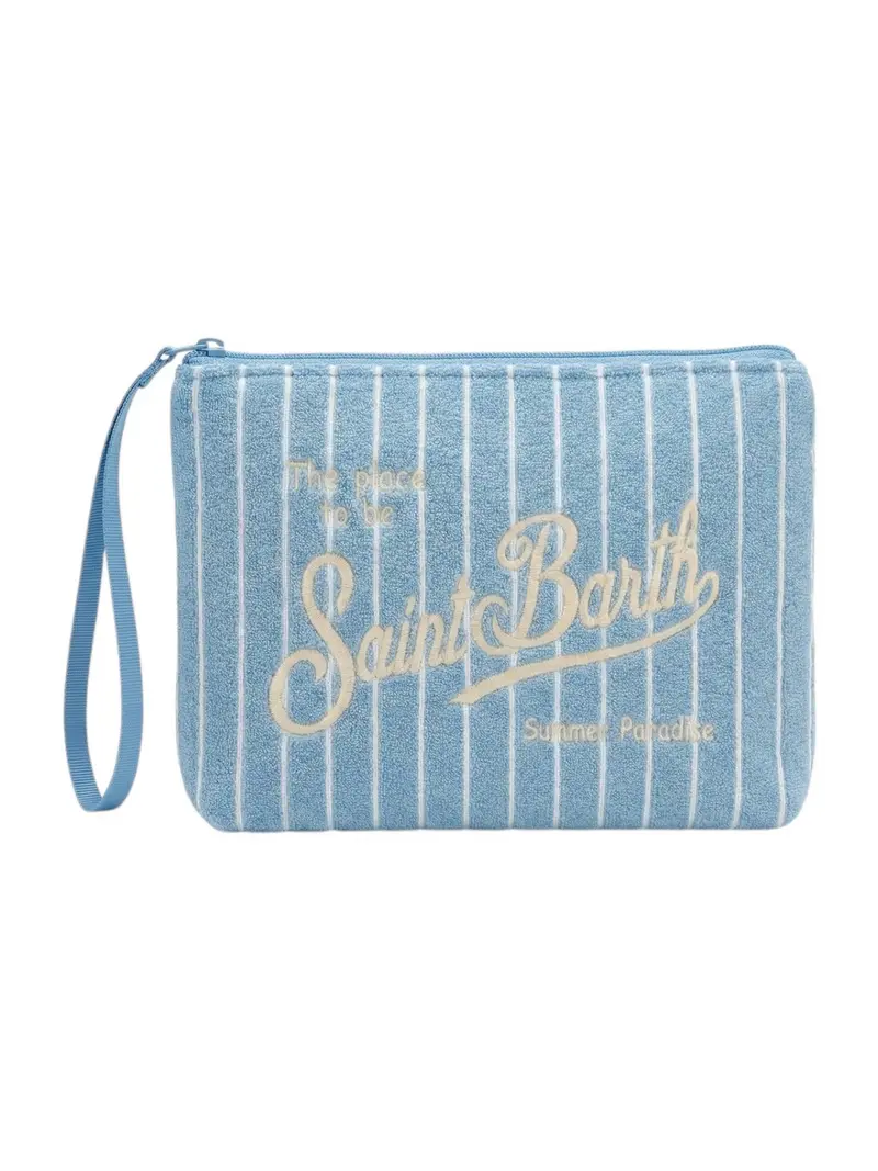 MC2 SAINT BARTH Pochette Unisex adulto ALINE SPONGE 07477L CELESTE