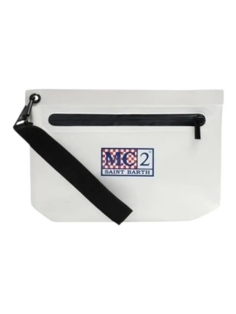 MC2 SAINT BARTH Pochette Uomo  ALINE AQUA 01985H Bianco