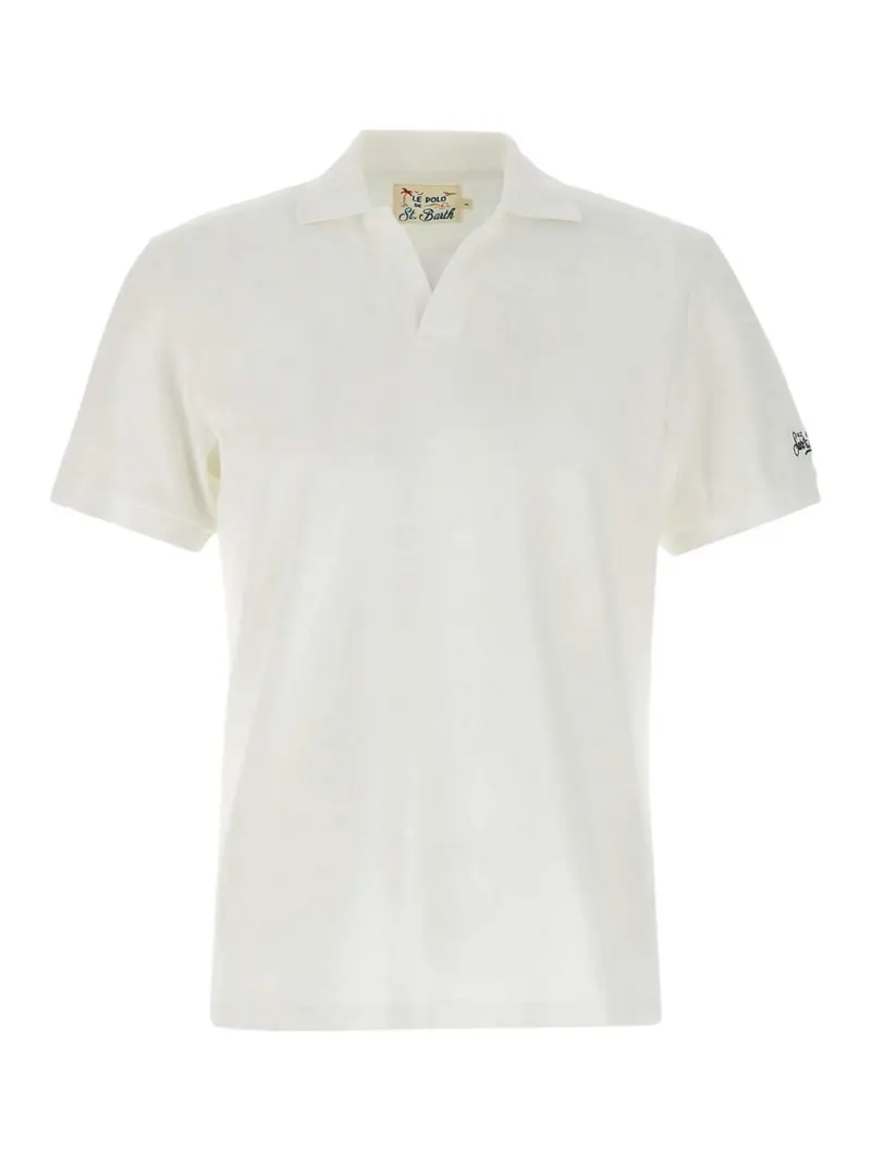 MC2 SAINT BARTH Polo Uomo  CHARLES 00032H 01N WHITE