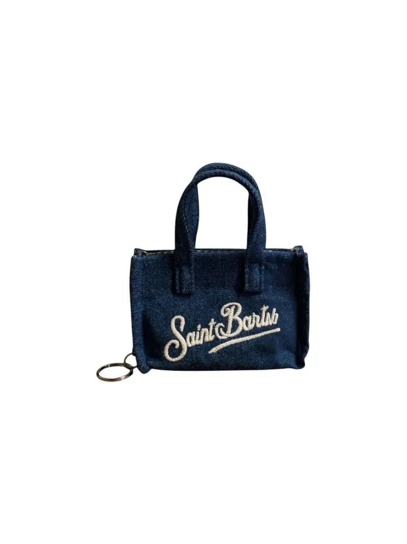 MC2 SAINT BARTH Portachiavi Donna KEY BAG DENIM 00436L DENIM EMB