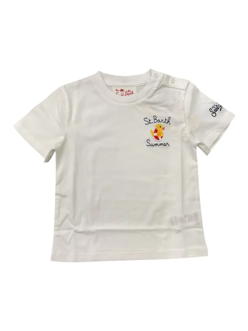 MC2 SAINT BARTH T-shirt Bambini e ragazzi PORTOFINO JR 02181L DUCKY SB SUMMER 01N EMB
