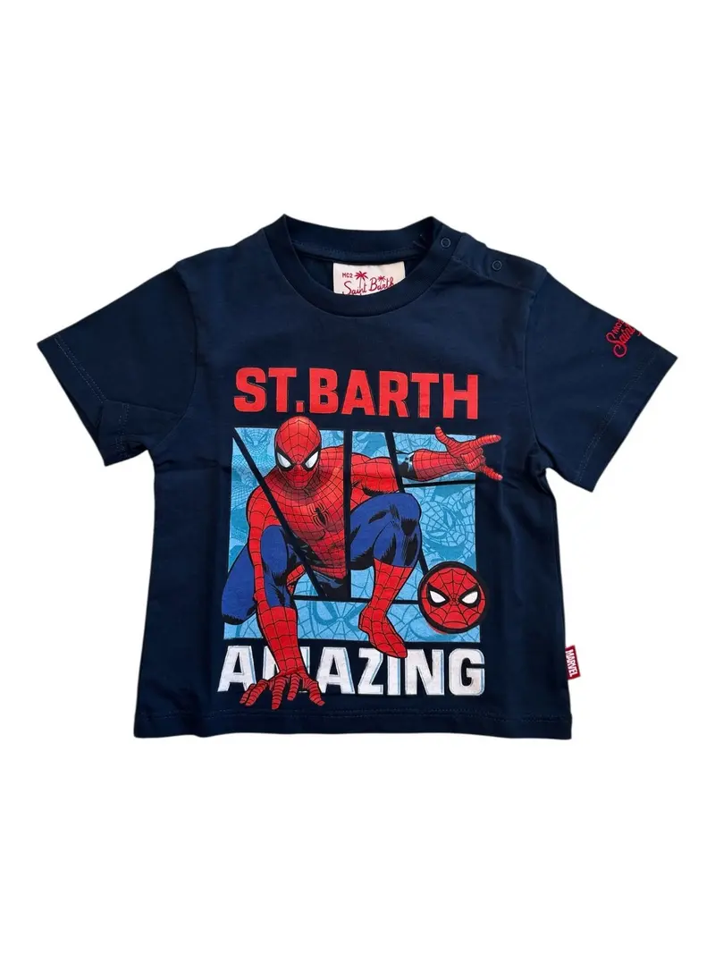 MC2 SAINT BARTH T-shirt Bambini e ragazzi TSHIRT BOY 03436H SPIDER COMIC 61