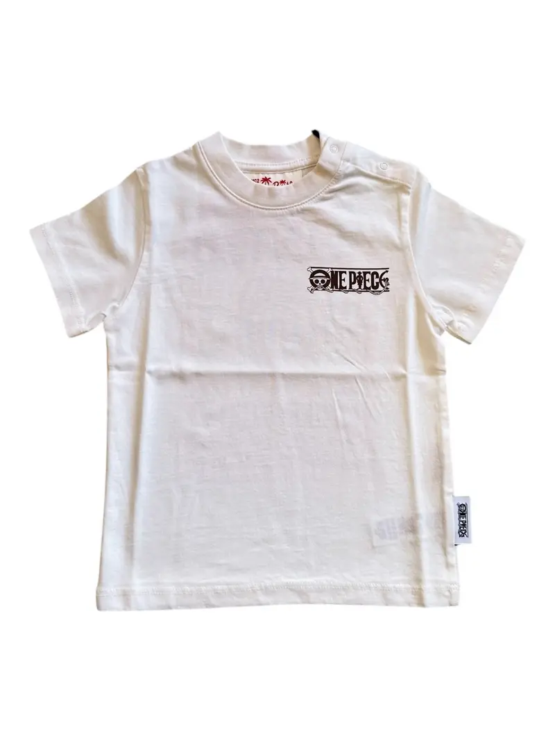 MC2 SAINT BARTH T-shirt Bambini e ragazzi TSHIRT BOY 04481H ONE PIECE WANTED LUFFY 01N