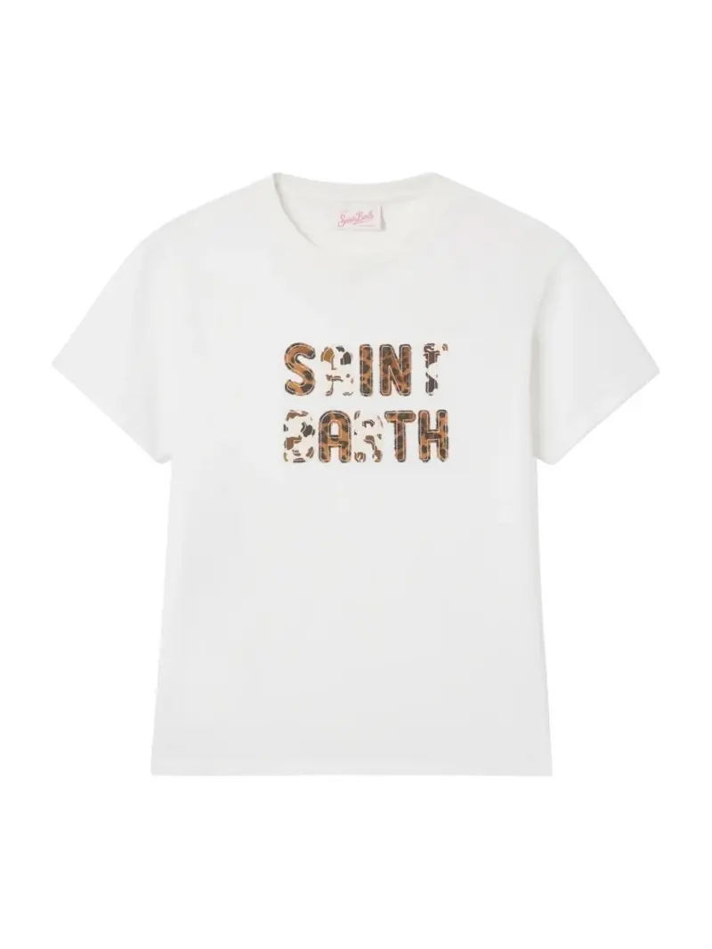 MC2 SAINT BARTH T-shirt Donna EMILIE 00298L SB 01N ANIMALIER PATCH