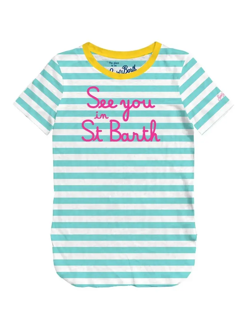 MC2 SAINT BARTH T-Shirt e Polo Donna  DANA ESYL59 Blu