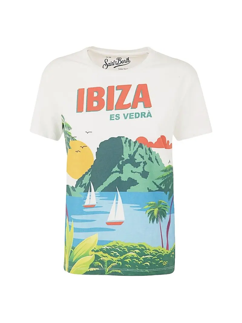 MC2 SAINT BARTH T-Shirt e Polo Donna  EMILIE 01550B Bianco