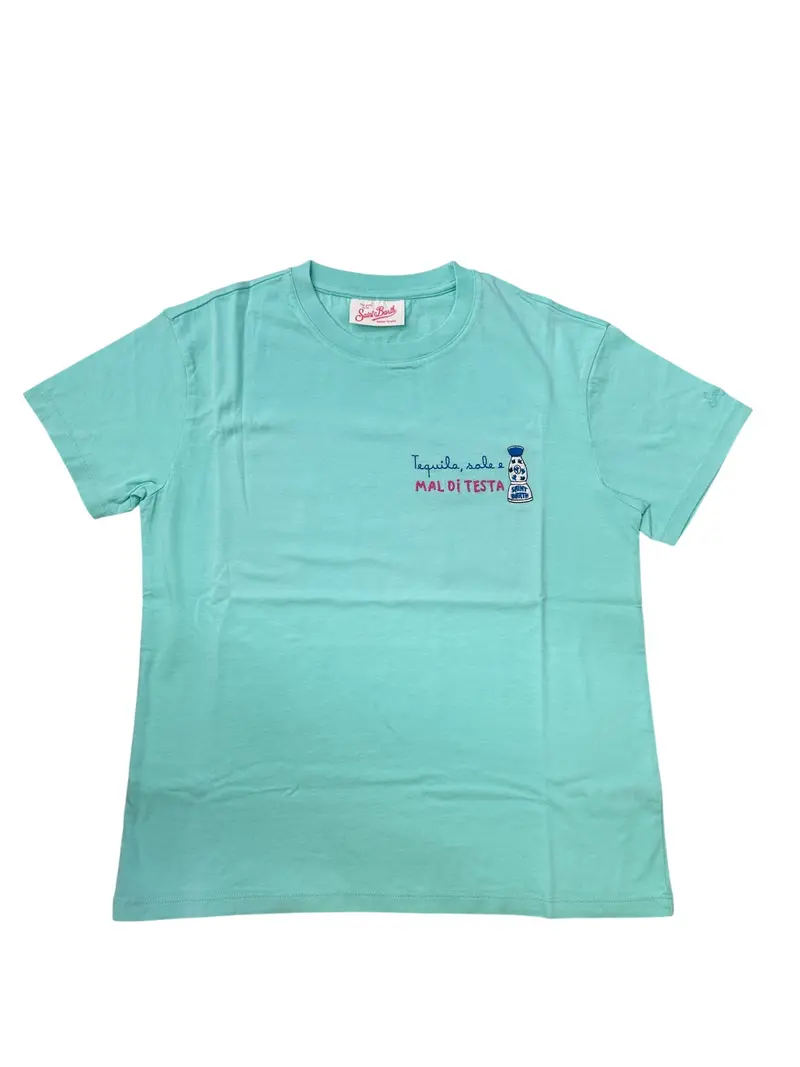MC2 SAINT BARTH T-Shirt e Polo Donna  EMILIE 05766F TEQUILA MAL DI TESTA 55 EMB