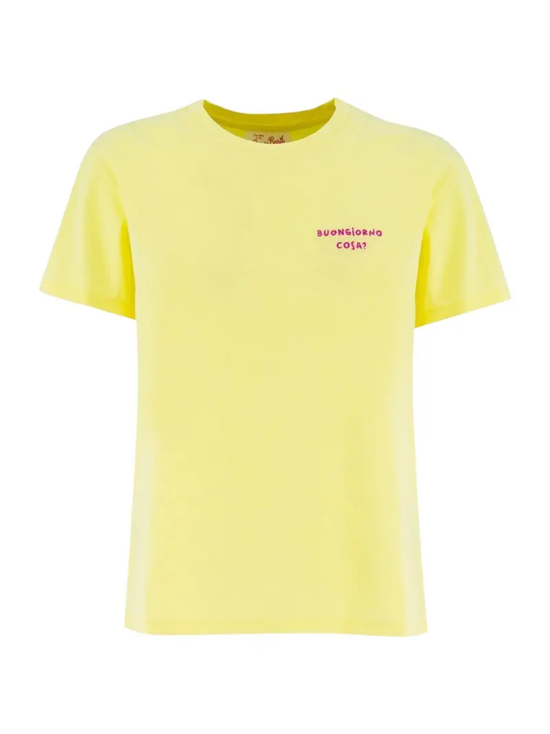 MC2 SAINT BARTH T-Shirt e Polo Donna  EMILIE 09829F Giallo
