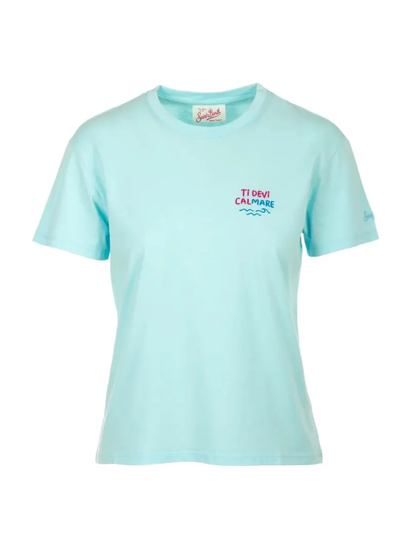 MC2 SAINT BARTH T-Shirt e Polo Donna  EMILIE 09858F Verde