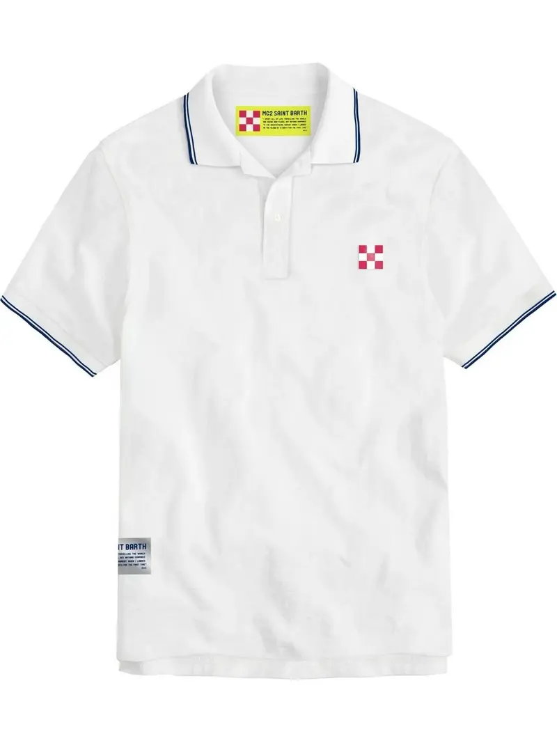 MC2 SAINT BARTH T-Shirt e Polo Uomo  BEVERLY HILLS 01 Bianco