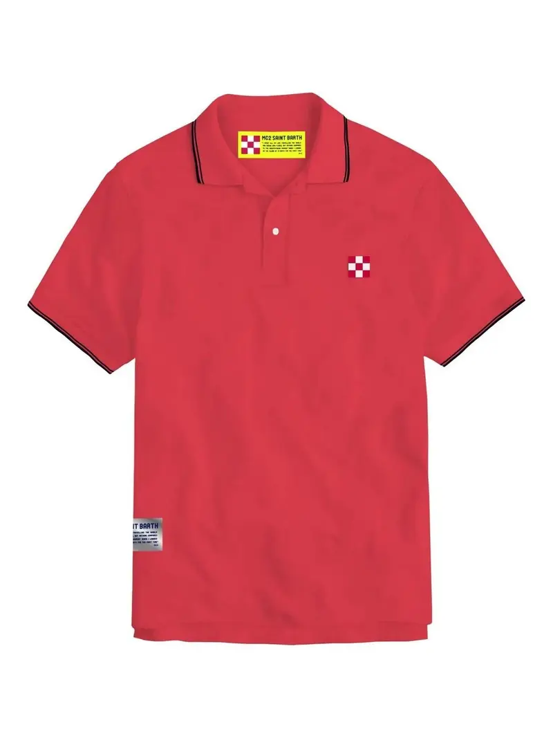 MC2 SAINT BARTH T-Shirt e Polo Uomo  BEVERLY HILLS 41 Rosso