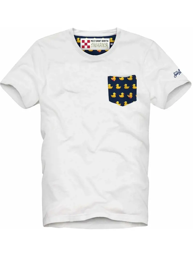 MC2 SAINT BARTH T-Shirt e Polo Uomo  BLANCHE 01DUC Bianco
