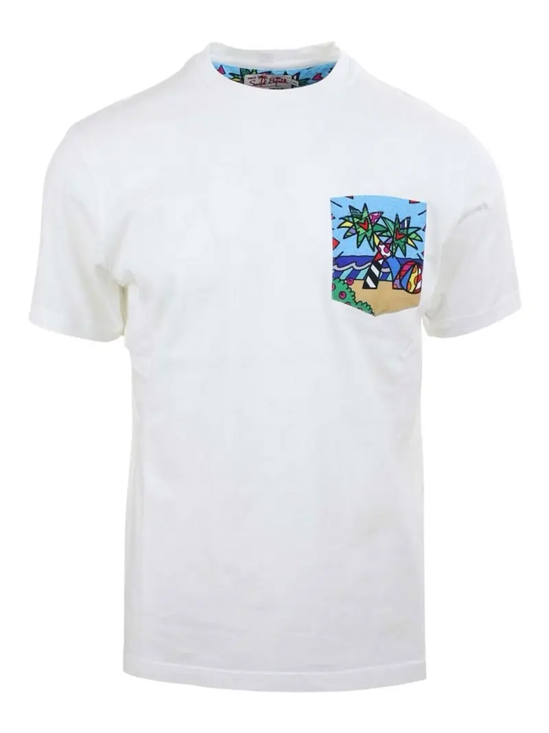 MC2 SAINT BARTH T-Shirt e Polo Uomo  BLANCHE 04730F 01N MIAMI BEACH 31
