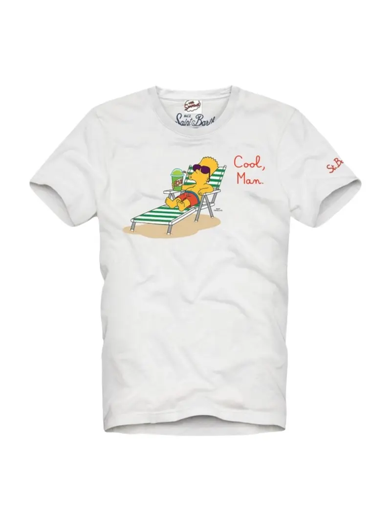 MC2 SAINT BARTH T-Shirt e Polo Uomo TSHIRT MAN 00129D Bianco