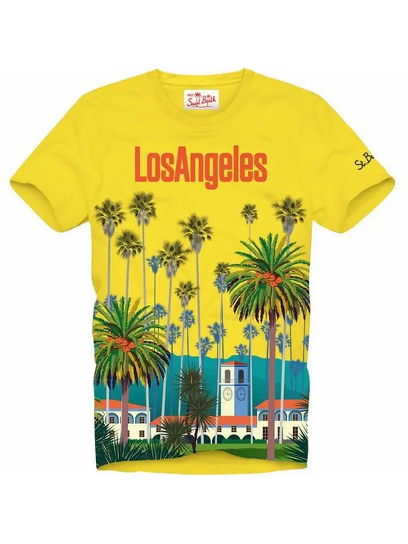 MC2 SAINT BARTH T-Shirt e Polo Uomo  TSHIRT MAN 00907B Giallo