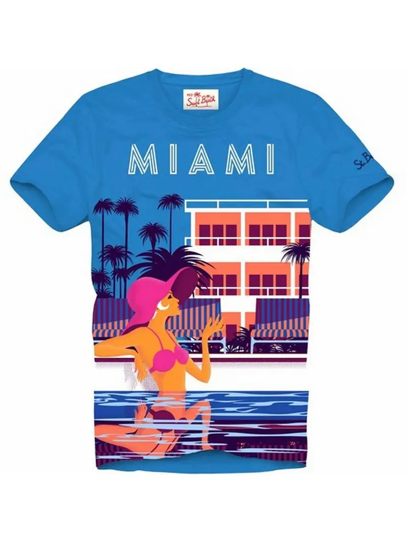 MC2 SAINT BARTH T-Shirt e Polo Uomo TSHIRT MAN 01464B Blu
