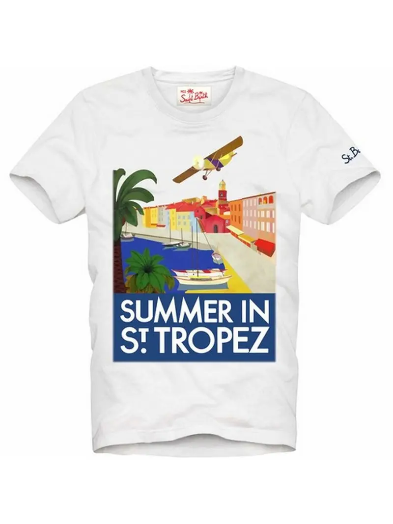MC2 SAINT BARTH T-Shirt e Polo Uomo  TSHIRT MAN 02644B Bianco
