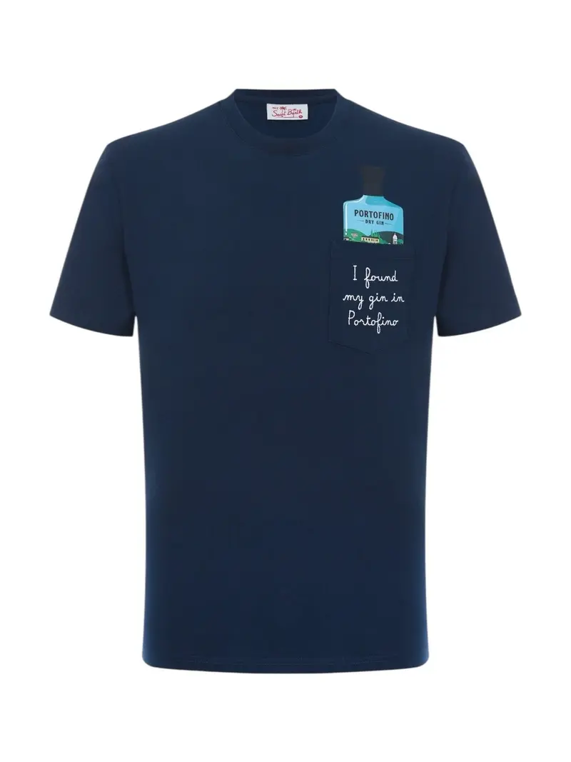 MC2 SAINT BARTH T-shirt Uomo AUSTIN 04518L DRY GIN 61 EMB
