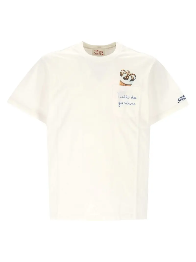 MC2 SAINT BARTH T-shirt Uomo AUSTIN 05605H GELATO GUSTARE 01N EMB
