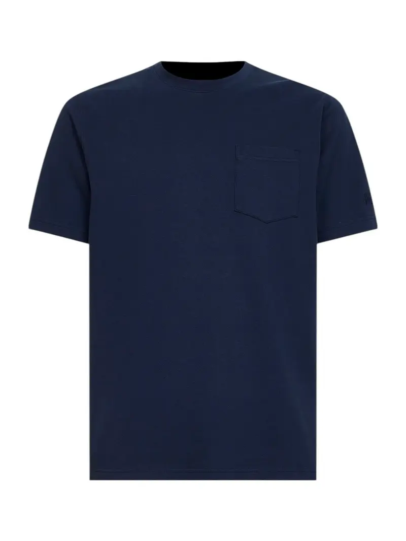 MC2 SAINT BARTH T-shirt Uomo BAKEWELL 00120L PIQUET 61 BLUE NAVY