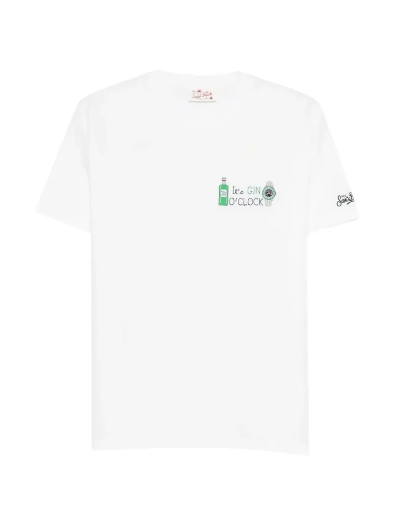 MC2 SAINT BARTH T-shirt Uomo PORTOFINO 04432L GIN CLOCK 01N EMB