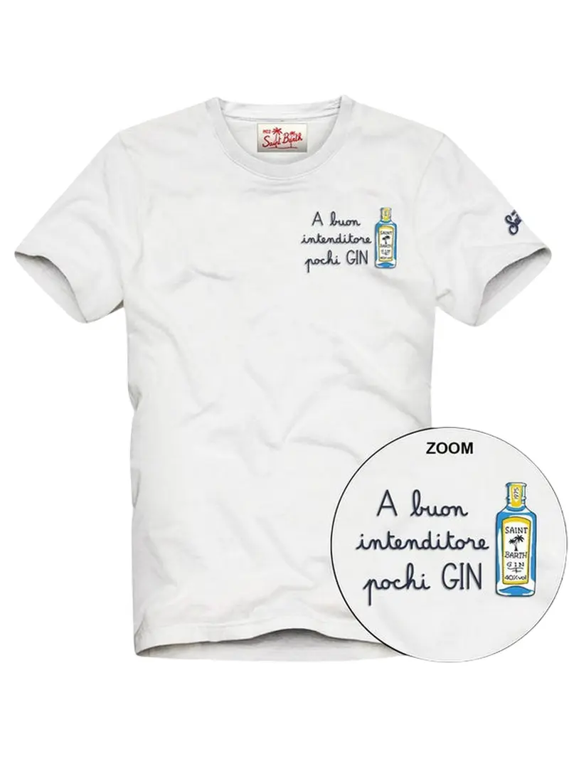 MC2 SAINT BARTH T-shirt Uomo PORTOFINO 05272H INTENDITORE GIN 01N EMB