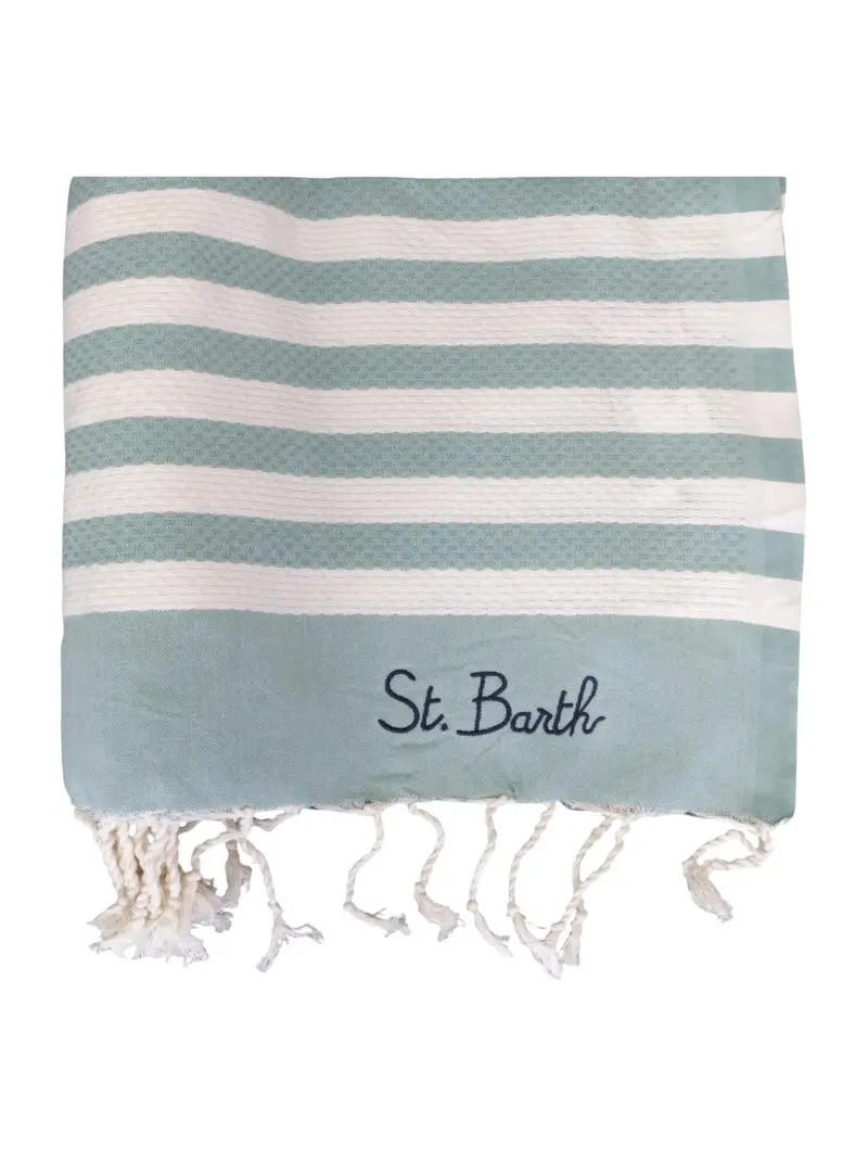 MC2 SAINT BARTH Telo mare Unisex adulto FOUTAS N 07691L VERDE SALVIA