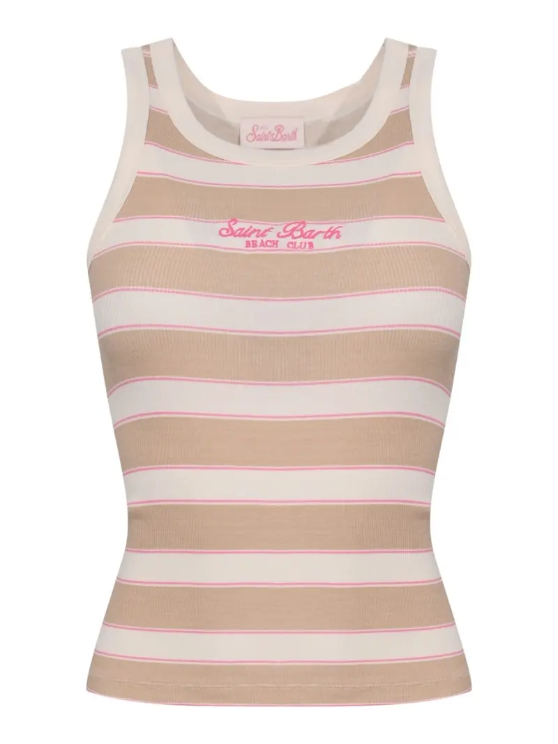 MC2 SAINT BARTH Top Donna  ADA 02673L RIB STB BEACH STRIPES 1121 EMB
