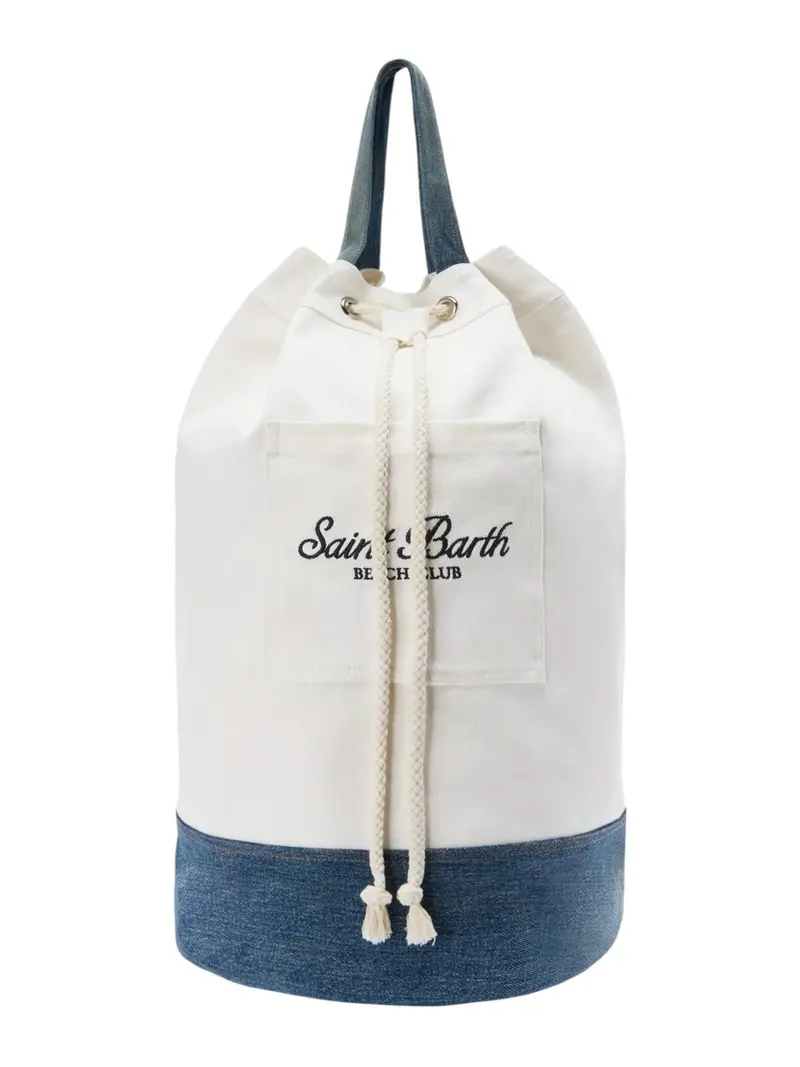 MC2 SAINT BARTH Zaino Donna BEACH BACKPACK 00895L BIANCO