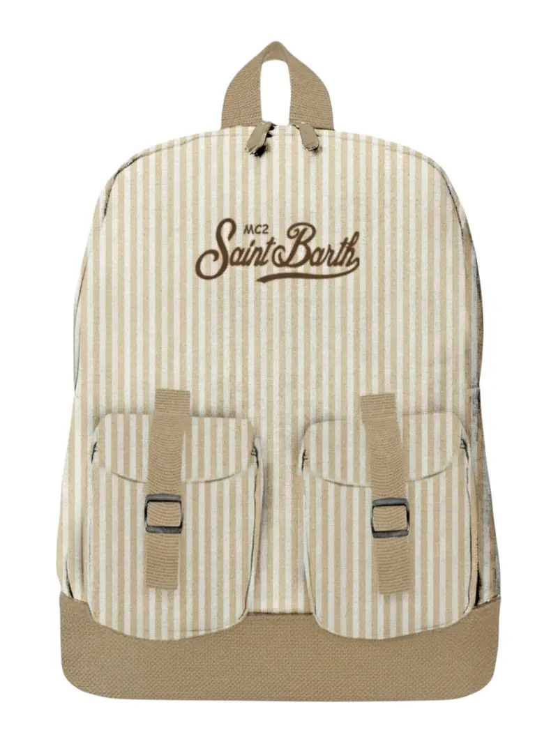 MC2 SAINT BARTH Zaino Donna CODY COTTON 07636L STRIPES S V 1118 EMB