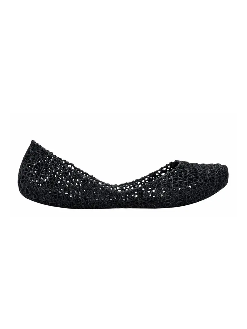 Melissa Ballerina Melissa Campana Papel Vii Black Glitter 31512-52682
