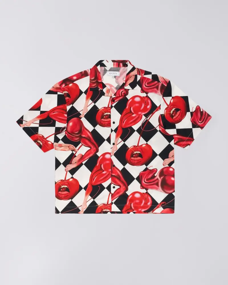 Miki kim cherry shirt ss