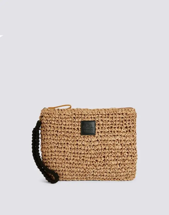 Mini borsa in paper straw