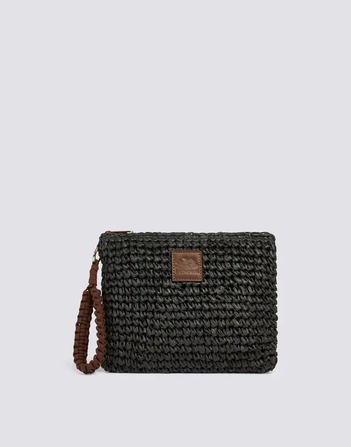 Mini borsa in paper straw