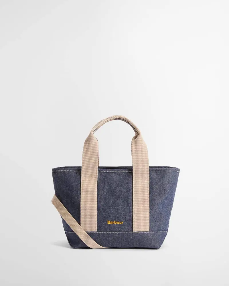 Mini borsa tote in denim Mya