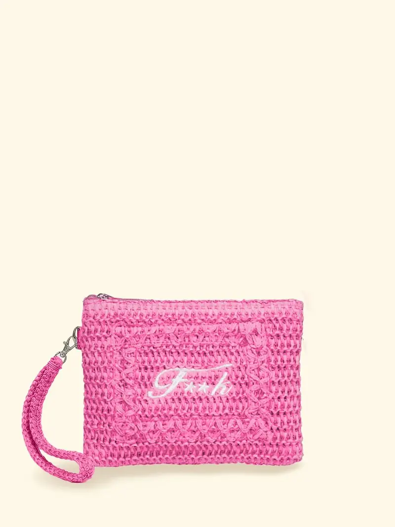 Mini Pochette Donna F**K Fucsia