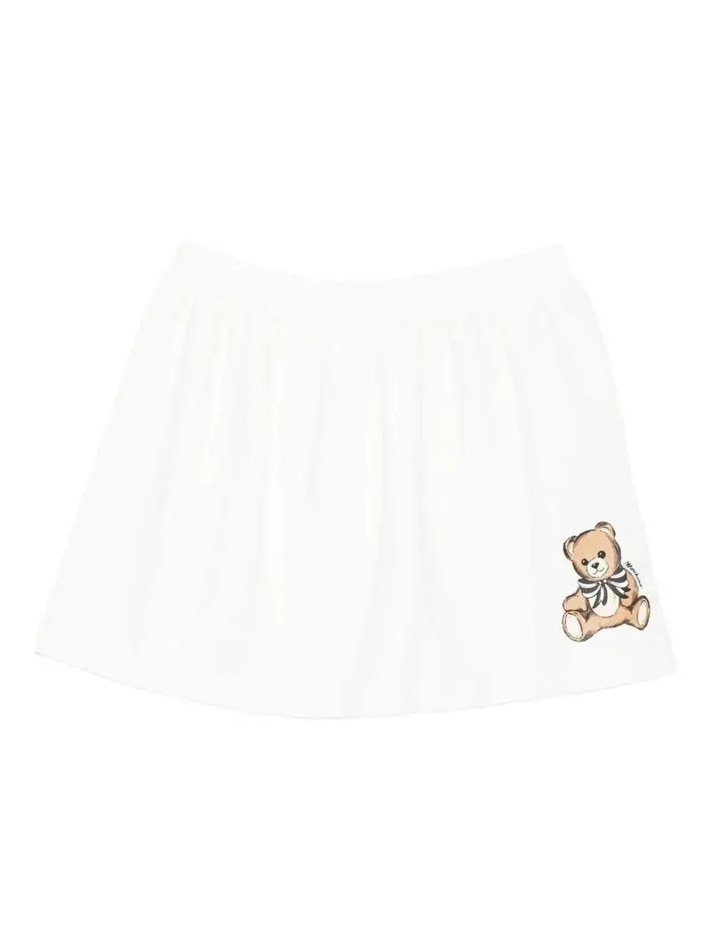 Minigonna elasticizzata in vita Teddy Bear
