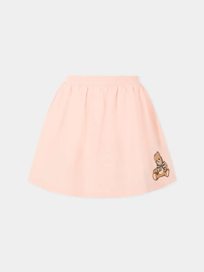 Minigonna elasticizzata in vita Teddy Bear